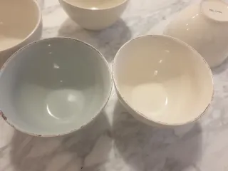 Set 5 Tazze Ceramica