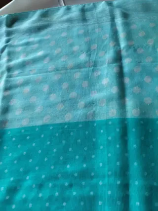 Fular mujer azul y turquesa