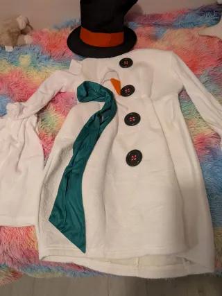 Disfraz Muñeco Nieve Talla 8 años