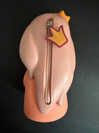 Monedero Muñeca Princesa Rosa Naranja