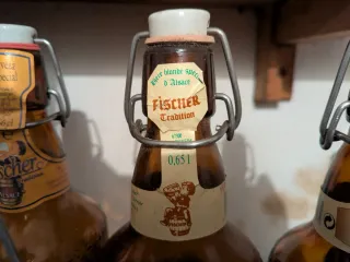 Bottiglie vuote Fischer birra (4 pz)