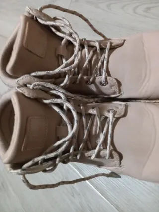 Scarponcini beige/rosa