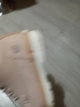 Scarponcini beige/rosa