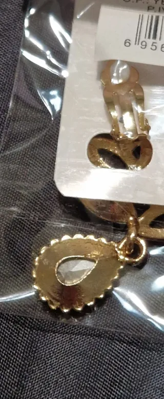 Orecchini donna blu e oro