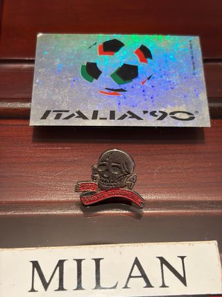 Adesivi Milan e Spilla Brigate Rossonere