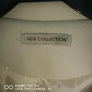 Abrigo New Colección crema Mujer