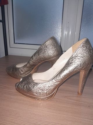 Zapatos de tacón LODI dorados talla 39