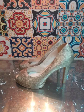 Zapatos de tacón LODI dorados talla 39