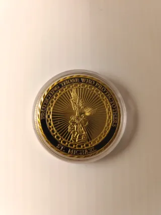 Réplica Moneda Dorada FBI - Special Agent