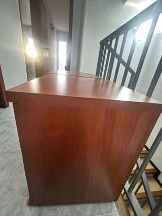 Juego 2 Mesitas Noche Madera