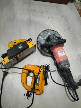 Lijadora, Caladora y Cepillo Eléctrico