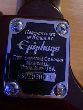 Guitarra Epiphone zurdos