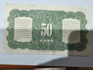 Billete 50 Centavos Nederlandsch-Indie 1943