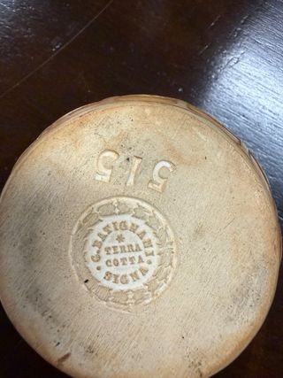 Porta pastiglie in terracotta di Signa