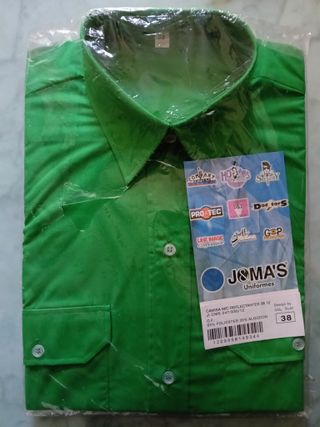 Camisa Trabajo M/C Joma's Talla 38 Reflectante.