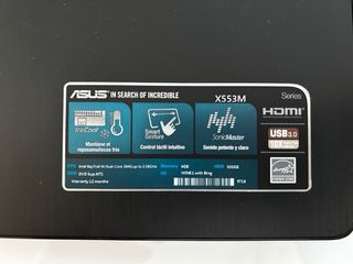 Portátil ASUS X553M 15,6” + funda