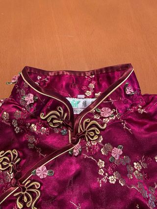 Disfraz japonesa kimono y paraguas