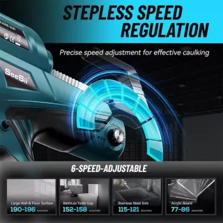 Pistola Silicona SeeSii Inalámbrica + 2 Baterías