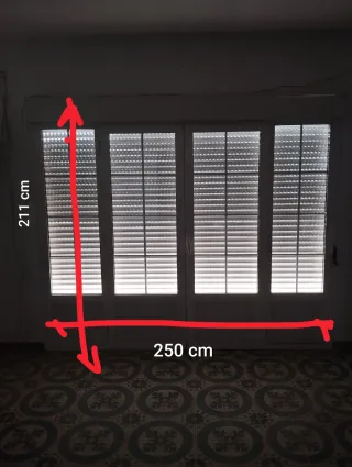Ventana Aluminio 250x211 cm