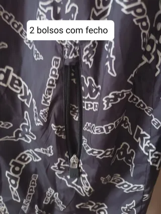 Corta Vento Kappa Preto Tamanho Único