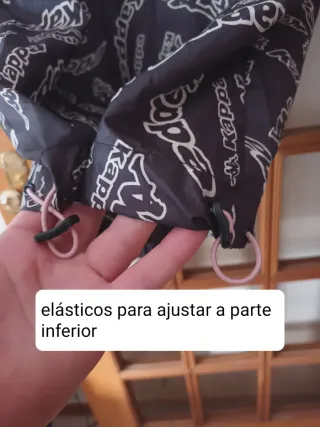 Corta Vento Kappa Preto Tamanho Único