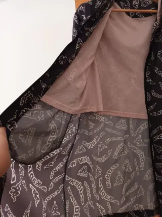 Corta Vento Kappa Preto Tamanho Único