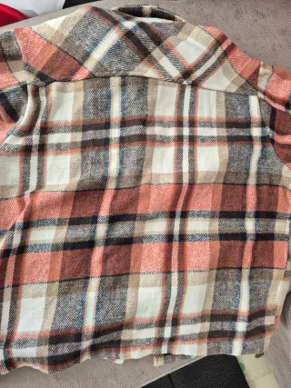 Chaqueta cuadros mujer