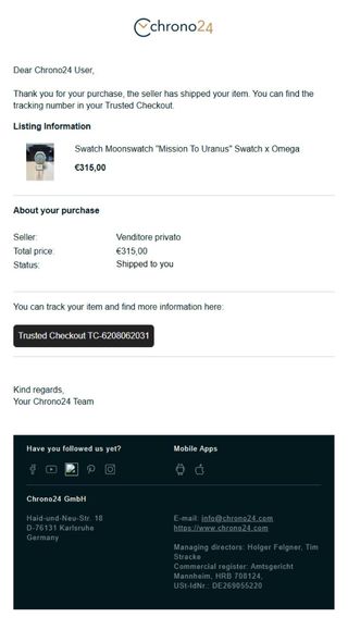 Swatch Mission to Uranus Bioceramic