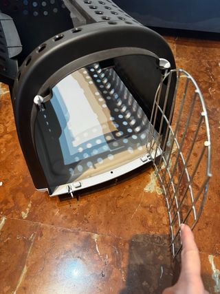 Transportín para gato color marrón