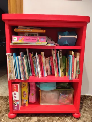 Estantería Infantil Roja Ikea