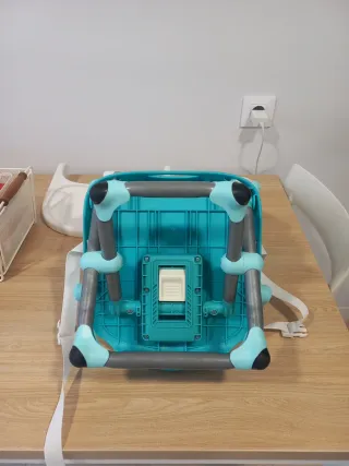 Trona infantil plegable azul