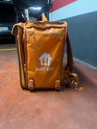 Mochila Just Eat Naranja