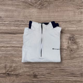 Champion White and Blue Sweatshirt Size L