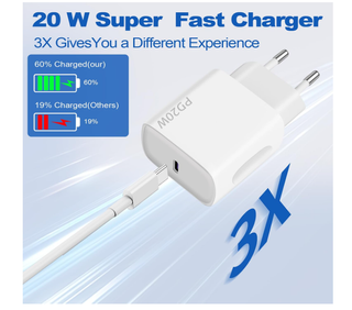 2 Caricatori USB-C 20W PD