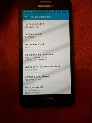Samsung Galaxy A3 SM-A300FU Nero