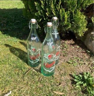3 Botellas Gaseosa Vintage