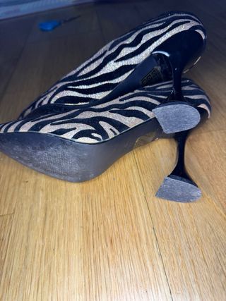 Scarpe Tulipano Zebrate Glitter N.37