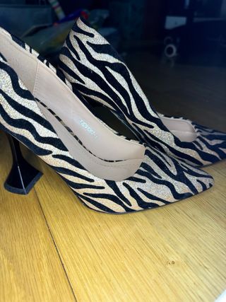 Scarpe Tulipano Zebrate Glitter N.37