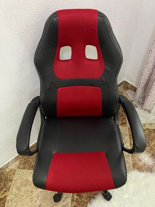Silla Gamer Negra y Roja