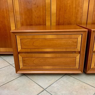 Coppia comodini legno stile classico