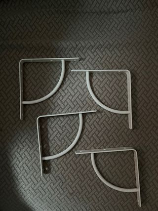 Escuadras para baldas (4 unidades)