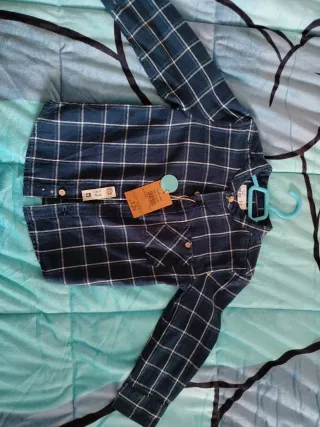 Camisa niño Unit Kids 2 años cuadros azul