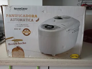 Panificadora a estrenar.