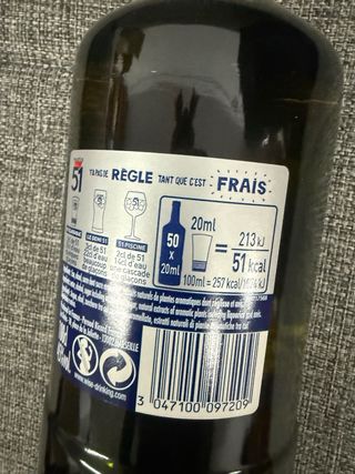 Pastis anis 51 caja 6unds