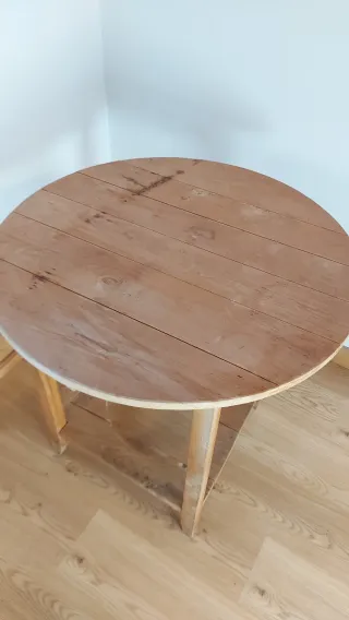 Mesa camilla redonda