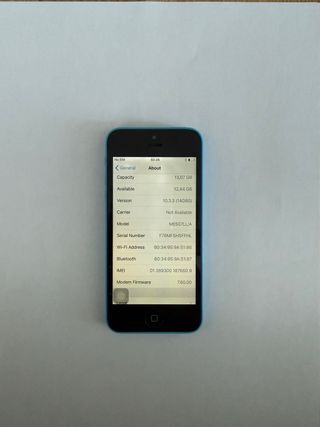 iPhone 5c Azul Completo