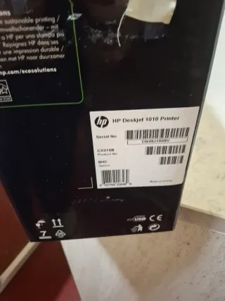 Impressora HP DeskJet 1010 Nova