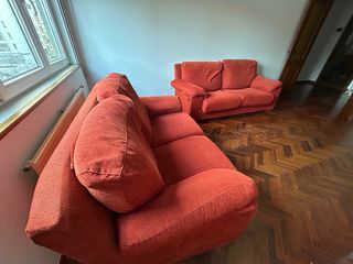 Conjunto sofás: 3 y 2 plazas