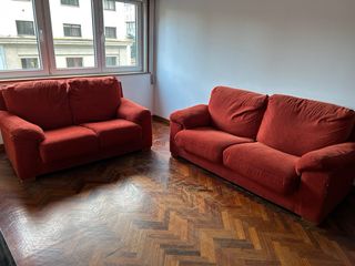 Conjunto sofás: 3 y 2 plazas