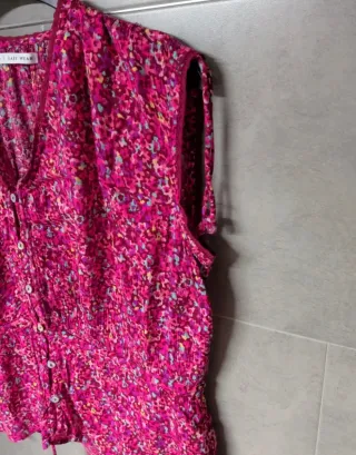 Conjunto Top y Falda Estampado Floral